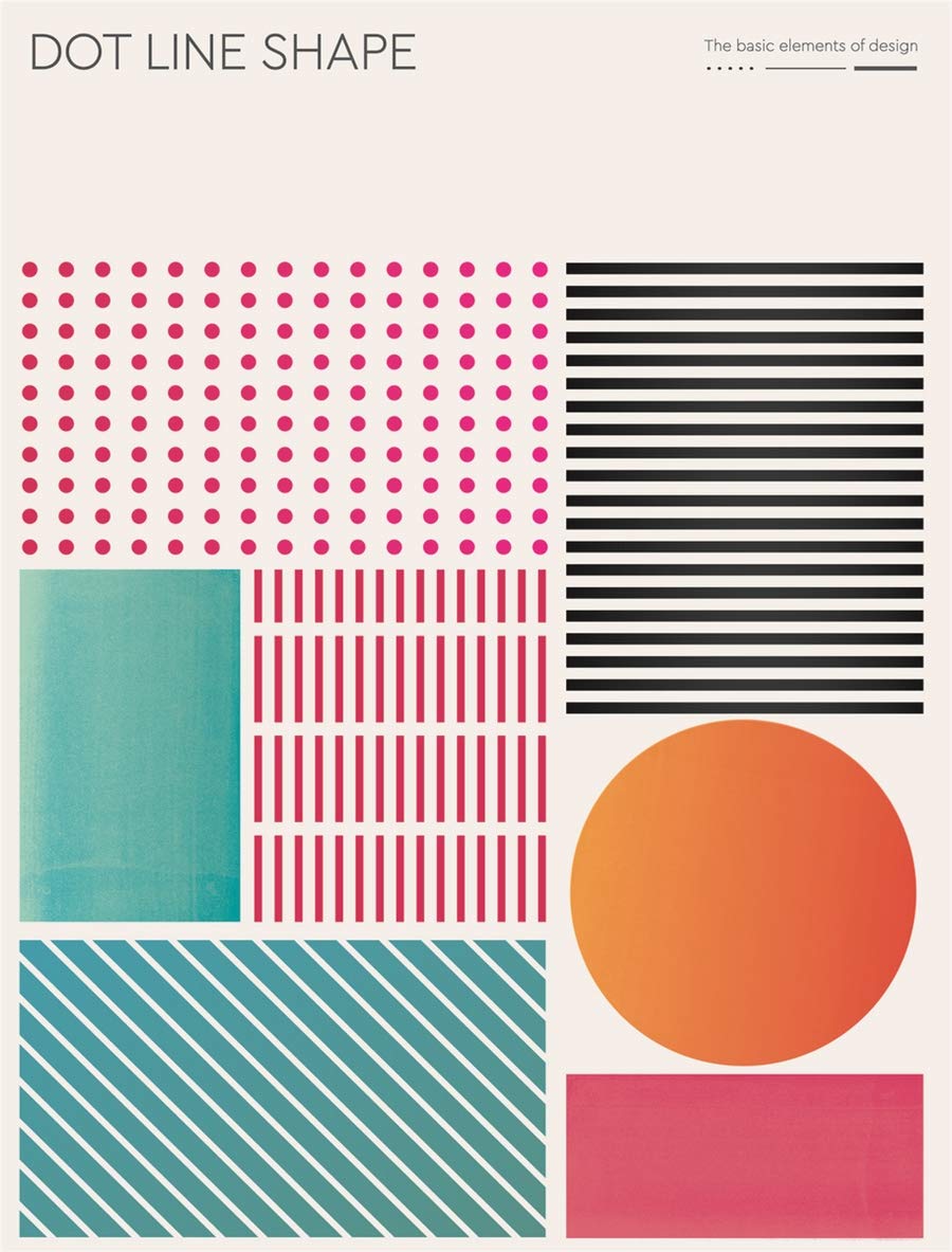 Dot Line Shape: The Basic Elements Of Design And Illustration