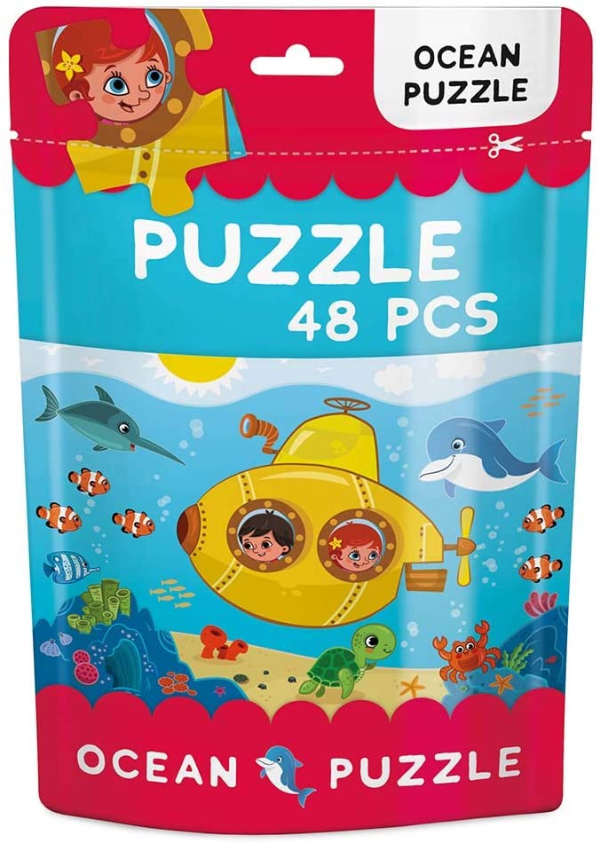 48 Piece Jigsaw Puzzle Bag: Ocean Puzzle