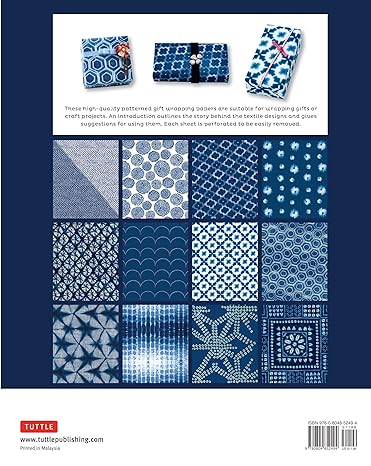 Japanese Washi Gift Wrapping Papers - 12 Sheets: 18 x 24 inch (45 x 61 cm)  Wrapping Paper