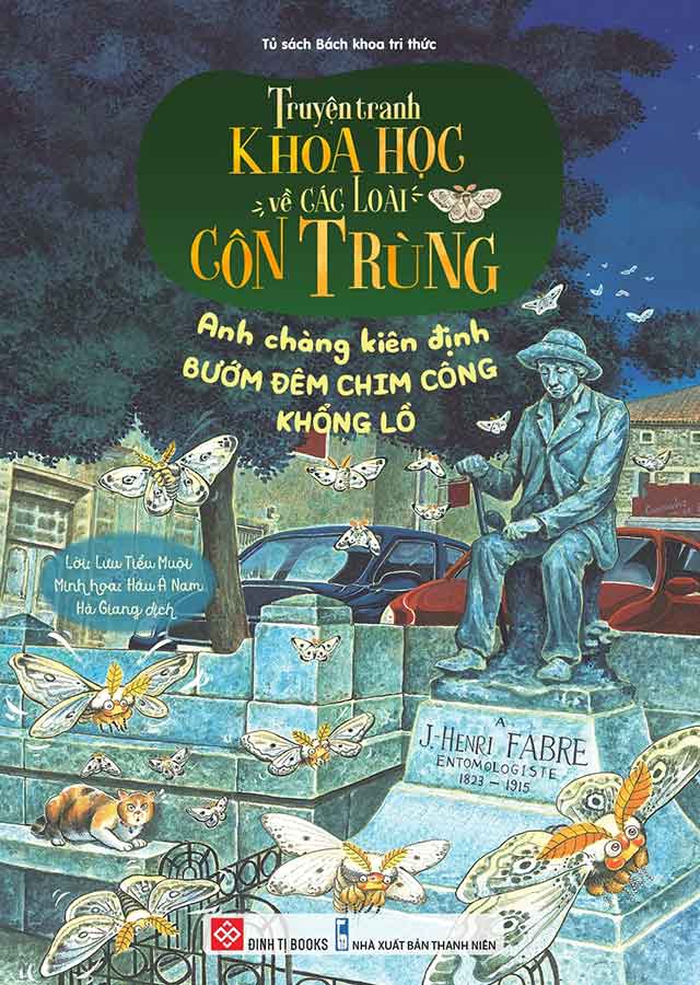 Truyện Tranh Khoa Học Về Các Loài Côn Trùng - Anh Chàng Kiên Định - Bướm Đêm Chim Công Khổng Lồ