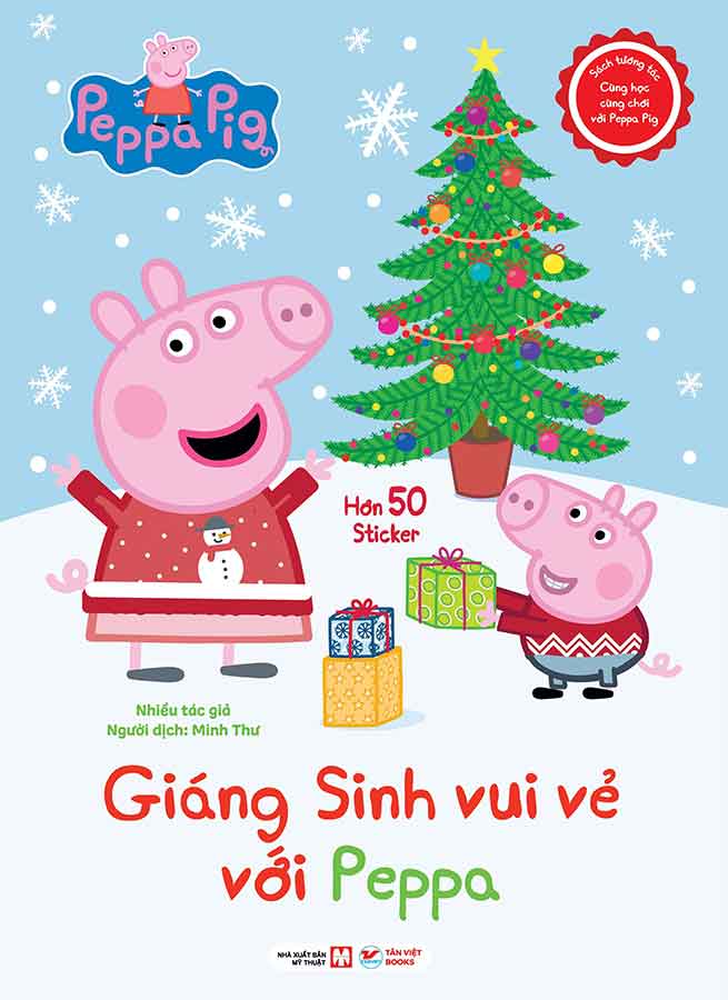 Sách Tương Tác - Cùng Học Cùng Chơi Với Peppa Pig - Giáng Sinh Vui Vẻ Với Peppa