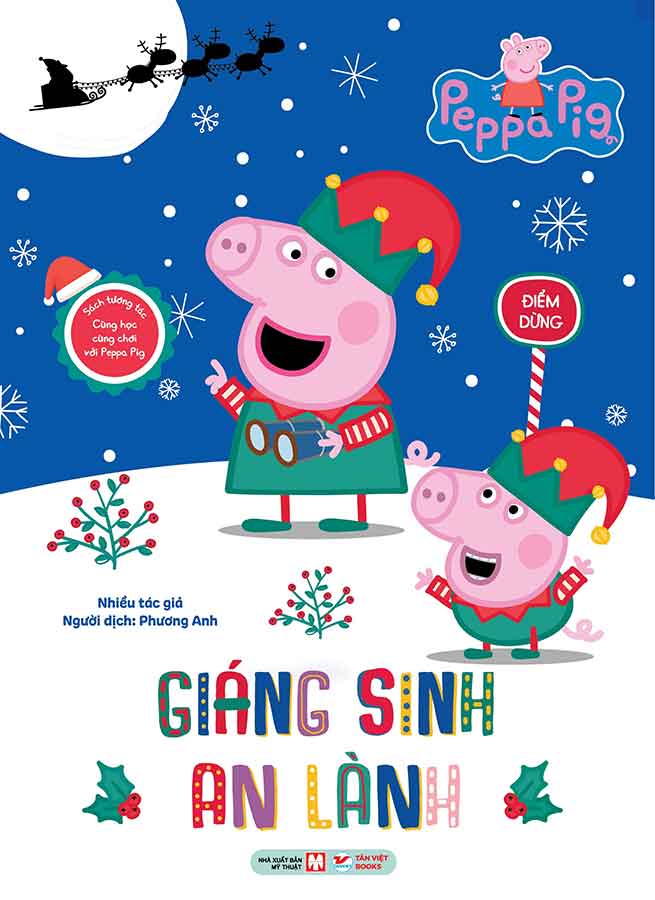 Sách Tương Tác - Cùng Học Cùng Chơi Với Peppa Pig - Giáng Sinh An Lành